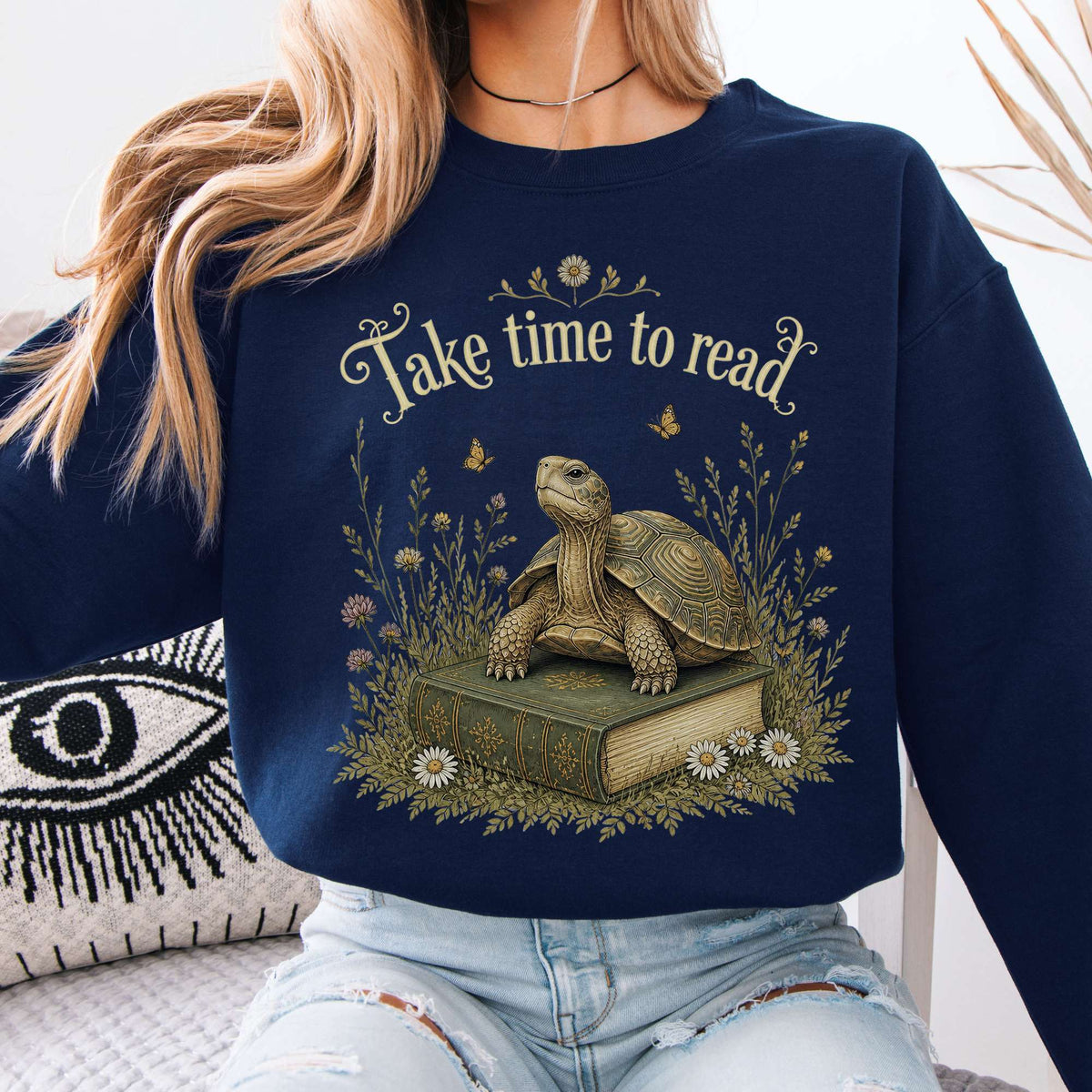 Take Time to Read Literary Sweatshirt
