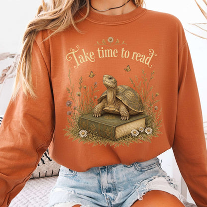 Take Time to Read Literary Long Sleeve