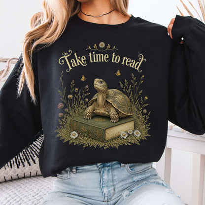 Take Time to Read Literary Sweatshirt