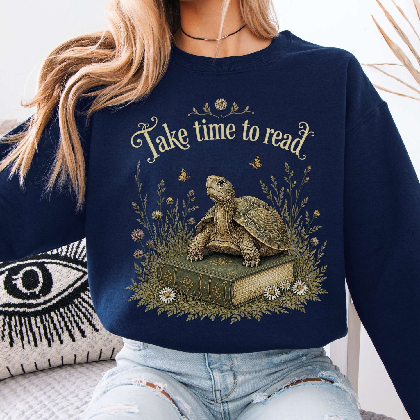 Take Time to Read Literary Sweatshirt