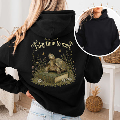 Take Time to Read Literary Hoodie