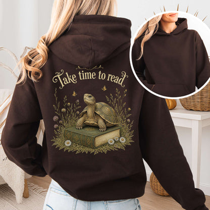 Take Time to Read Literary Hoodie