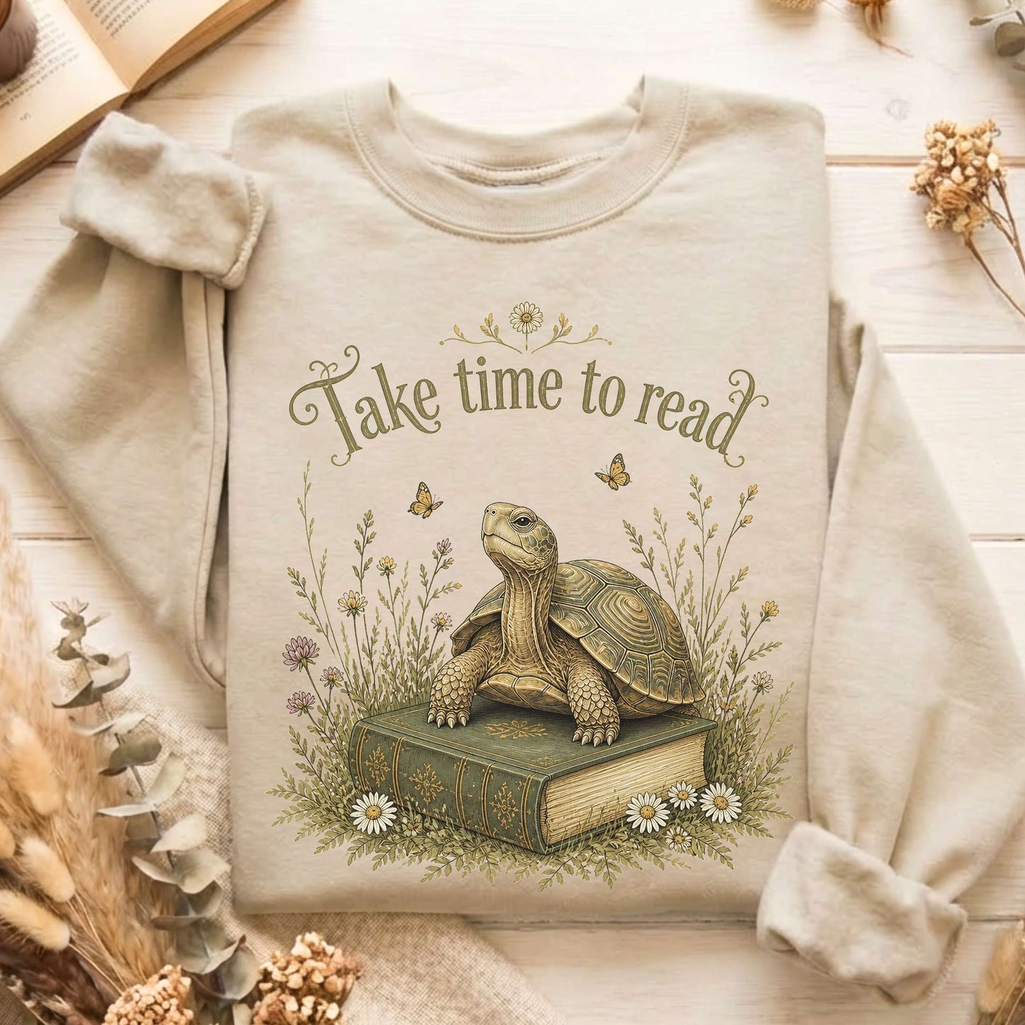 Take Time to Read Literary Sweatshirt