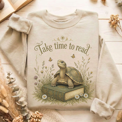 Take Time to Read Literary Sweatshirt