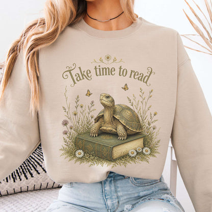 Take Time to Read Literary Sweatshirt