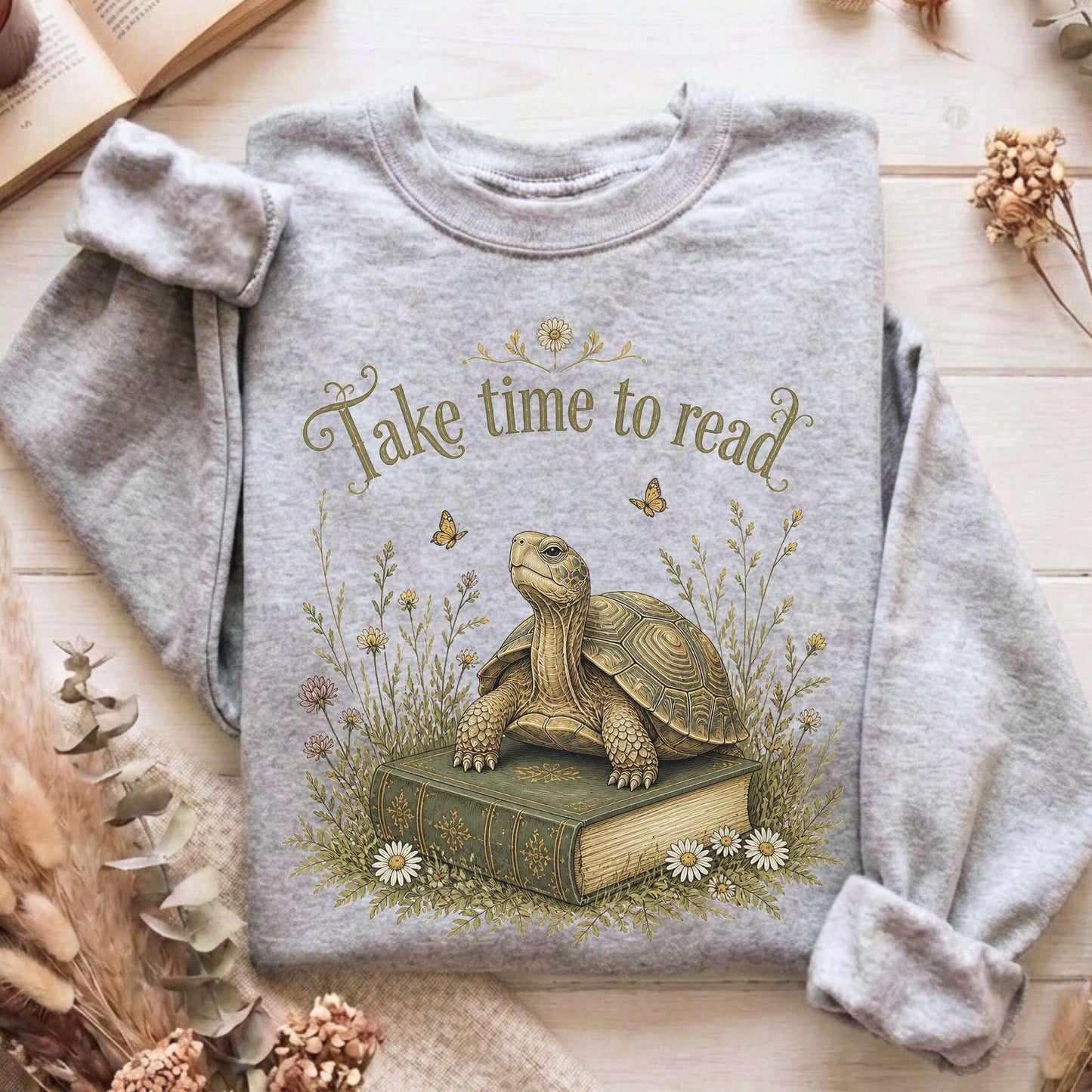 Take Time to Read Literary Sweatshirt
