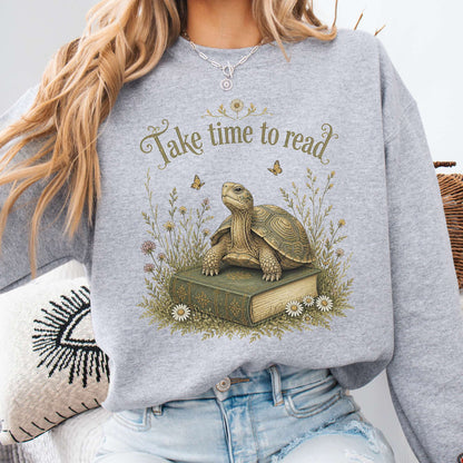 Take Time to Read Literary Sweatshirt