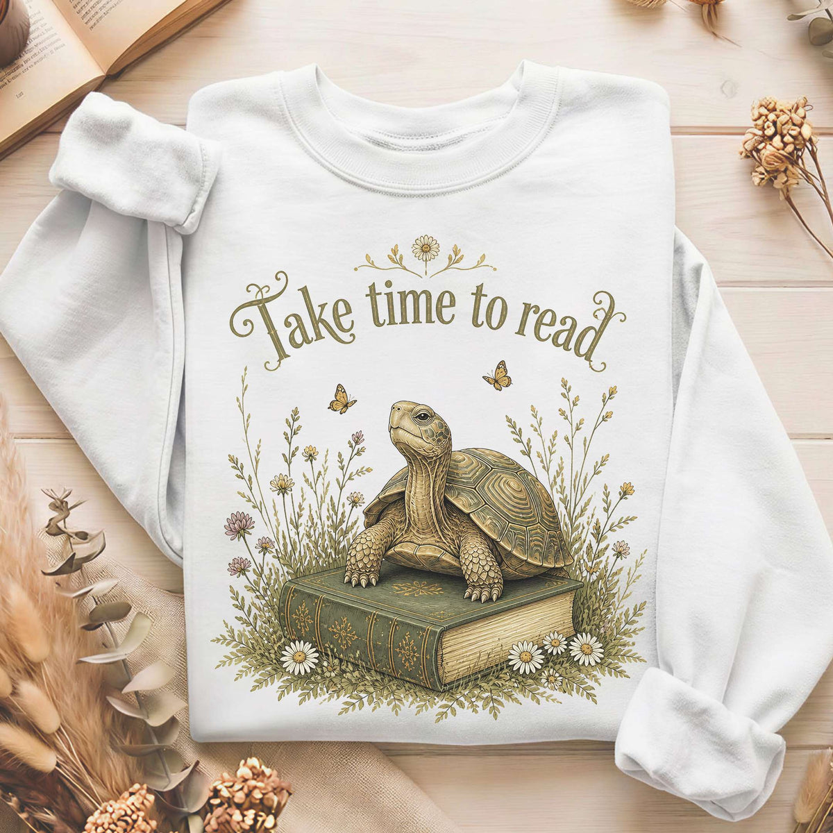 Take Time to Read Literary Sweatshirt