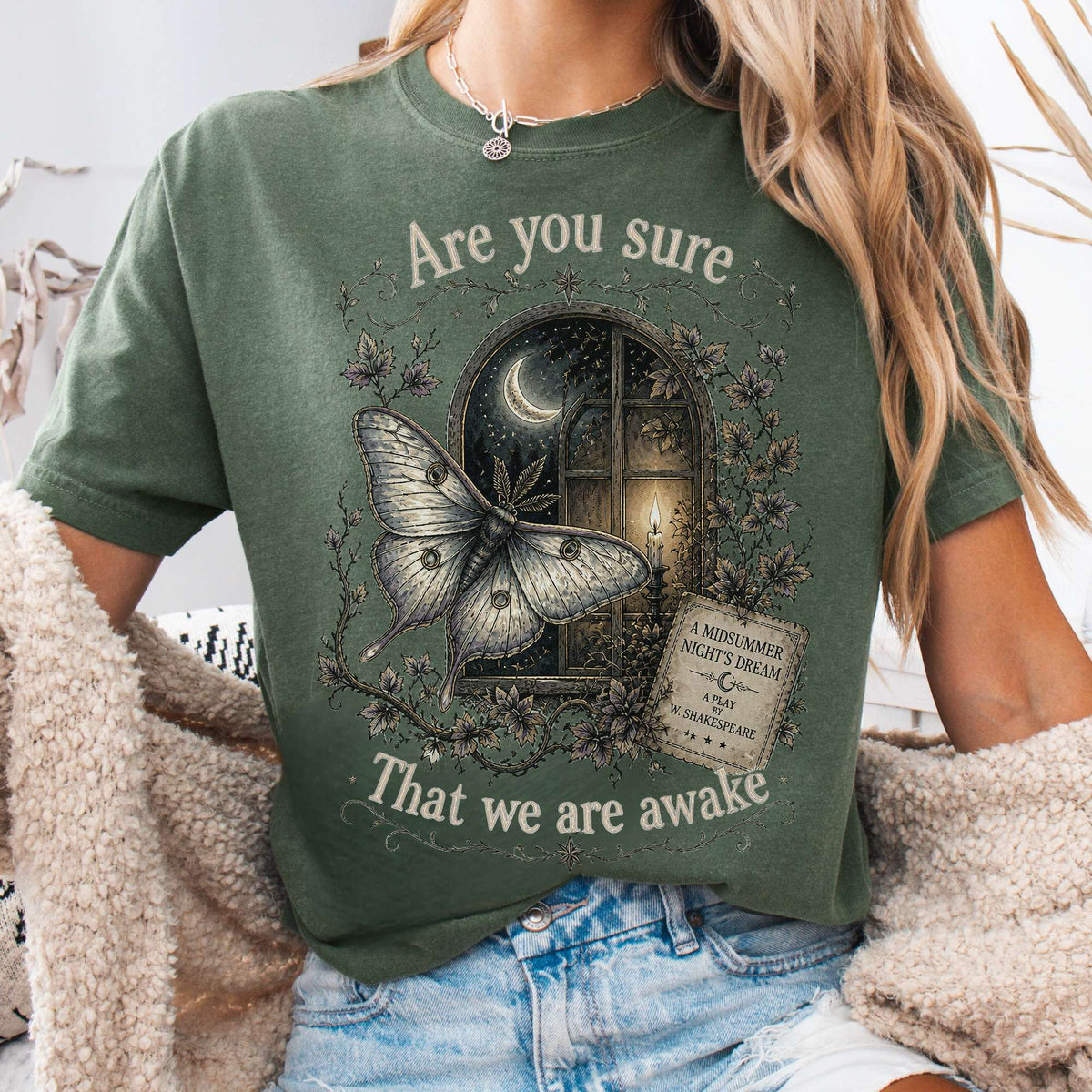 Are You Sure That We Are Awake A Midsummer Night's Dream Shakespeare T-Shirt