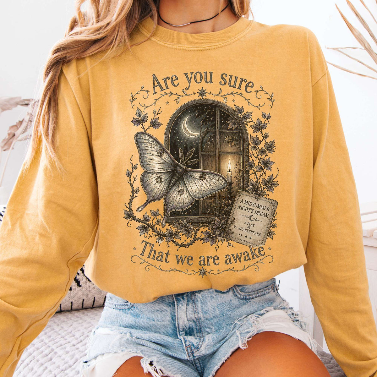 Are You Sure That We Are Awake A Midsummer Night's Dream Shakespeare Long Sleeve