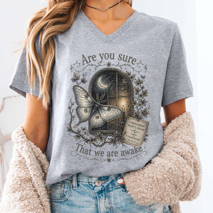 Are You Sure That We Are Awake A Midsummer Night's Dream Shakespeare V-Neck