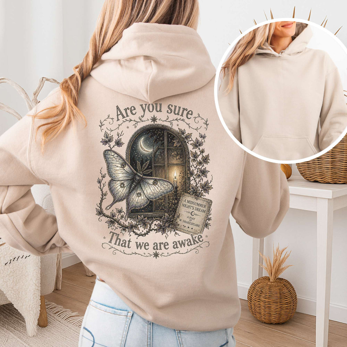 Are You Sure That We Are Awake A Midsummer Night's Dream Shakespeare Hoodie