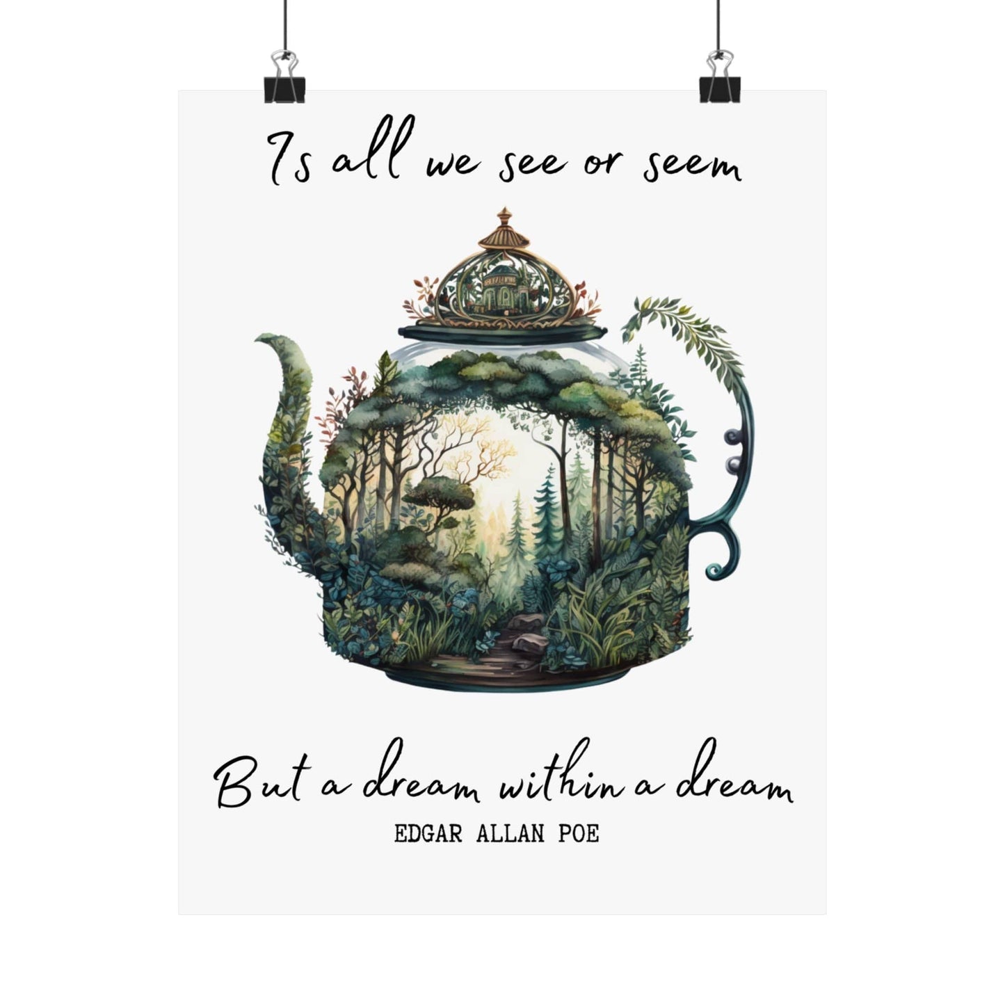Poster 11″ x 14″ / Matte Design 35A - Art Print The Mystic Eden