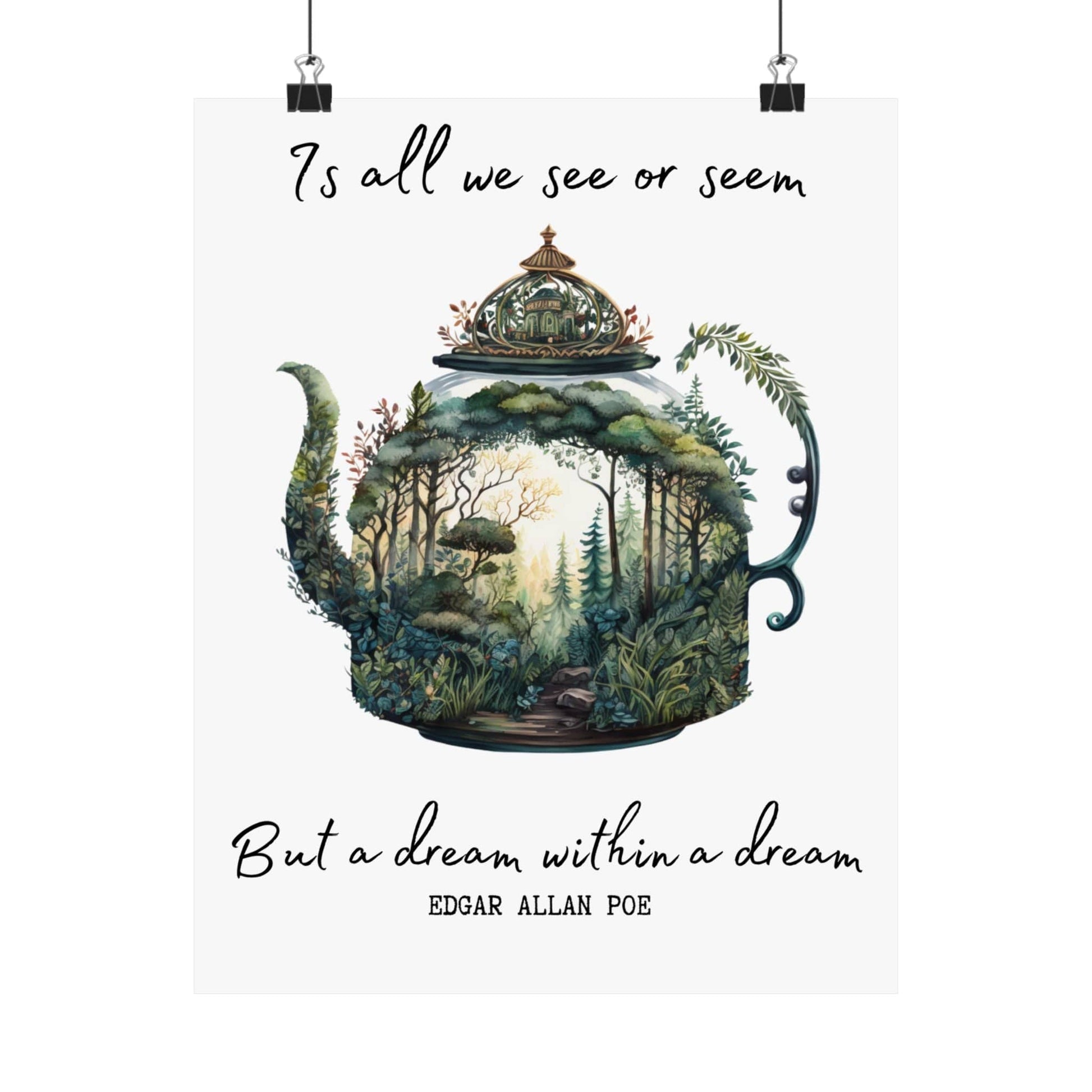 Poster 11″ x 14″ / Matte Design 35A - Art Print The Mystic Eden