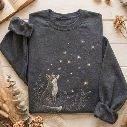 Fox and Fireflies Sweatshirt