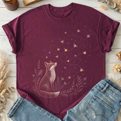 Fox and Fireflies T-Shirt