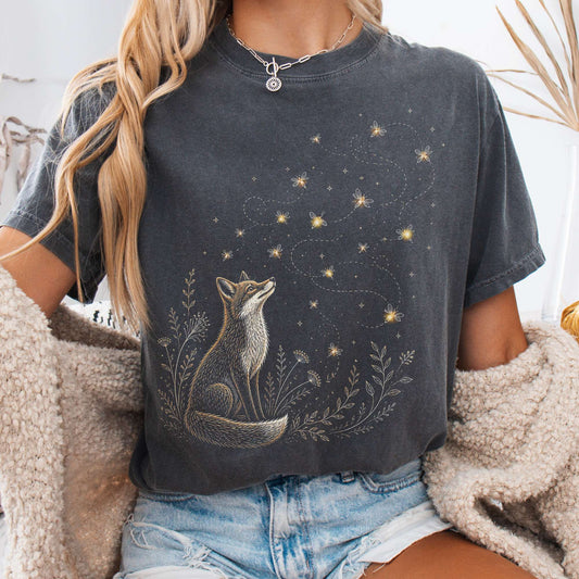 Fox and Fireflies T-Shirt