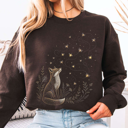 Fox and Fireflies Sweatshirt