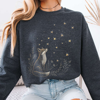 Fox and Fireflies Sweatshirt