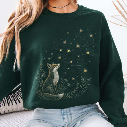 Fox and Fireflies Sweatshirt