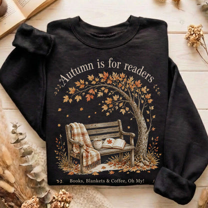 Autumn Is for Readers Literary Sweatshirt