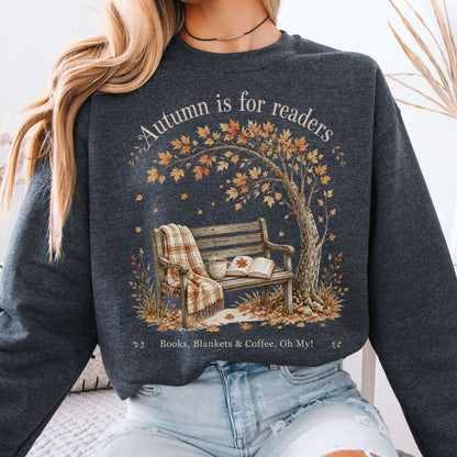 Autumn Is for Readers Literary Sweatshirt