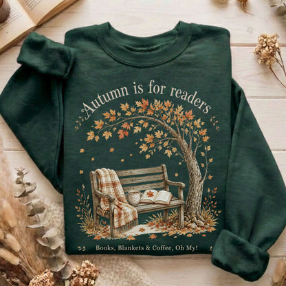 Autumn Is for Readers Literary Sweatshirt