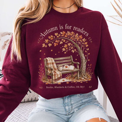 Autumn Is for Readers Literary Sweatshirt