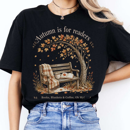 Autumn Is for Readers Literary T-Shirt