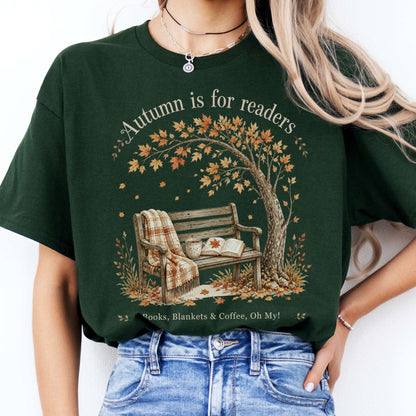 Autumn Is for Readers Literary T-Shirt