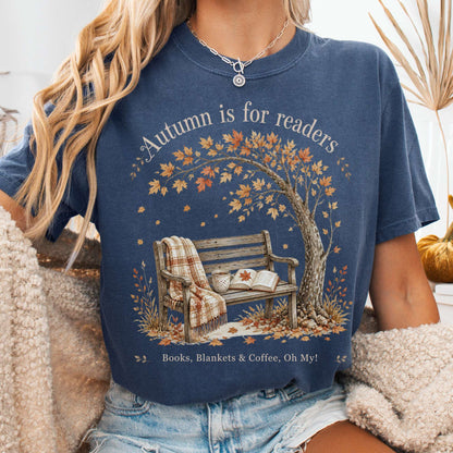 Autumn Is for Readers Literary T-Shirt