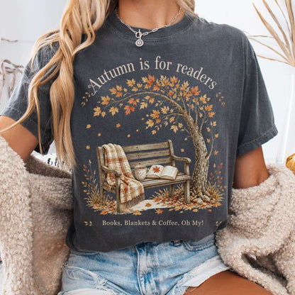 Autumn Is for Readers Literary T-Shirt