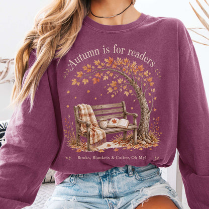 Autumn Is for Readers Literary Long Sleeve
