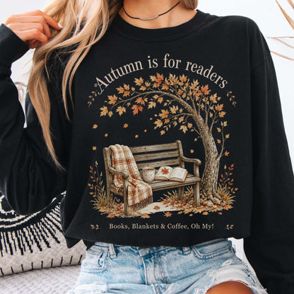 Autumn Is for Readers Literary Long Sleeve