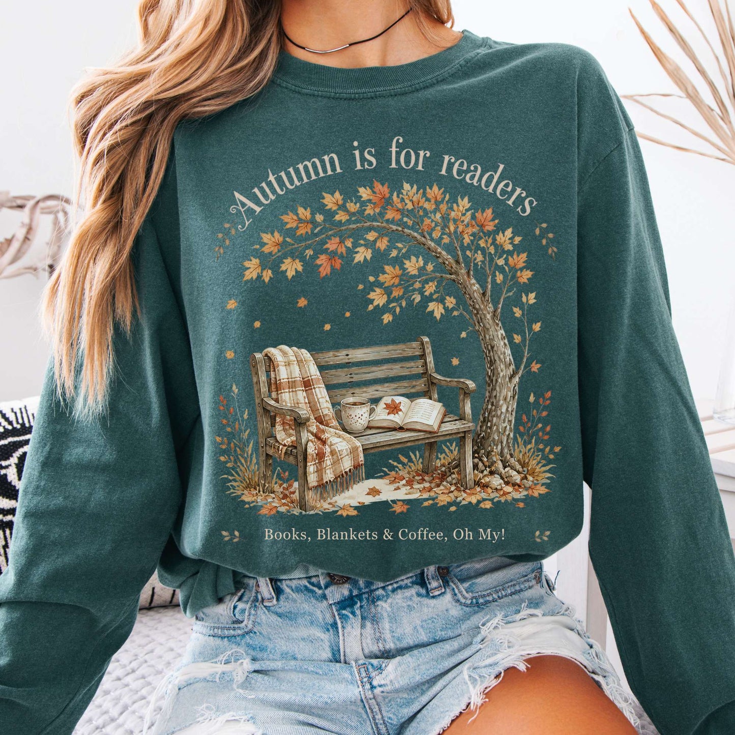 Autumn Is for Readers Literary Long Sleeve