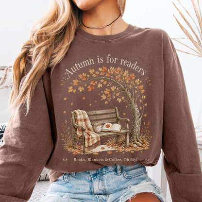 Autumn Is for Readers Literary Long Sleeve
