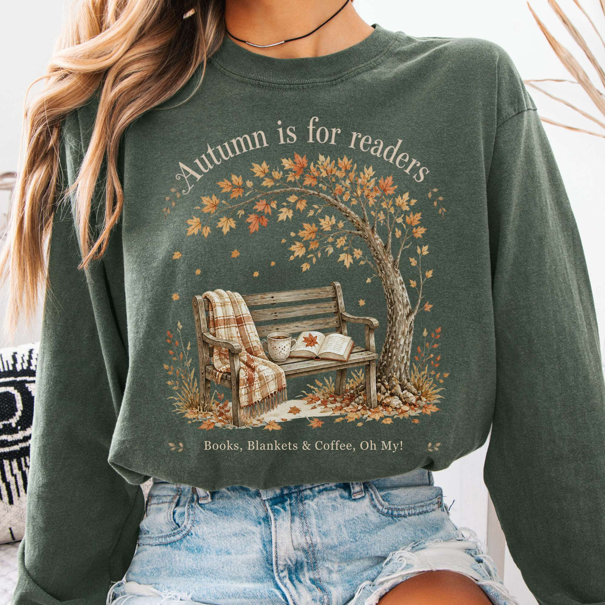 Autumn Is for Readers Literary Long Sleeve
