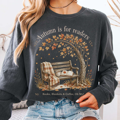 Autumn Is for Readers Literary Long Sleeve
