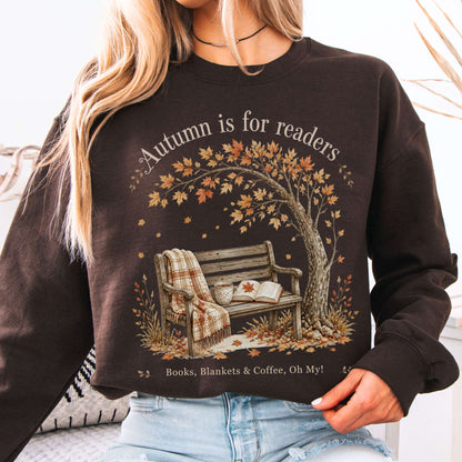 Autumn Is for Readers Literary Sweatshirt