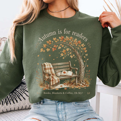 Autumn Is for Readers Literary Sweatshirt