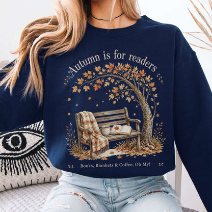 Autumn Is for Readers Literary Sweatshirt