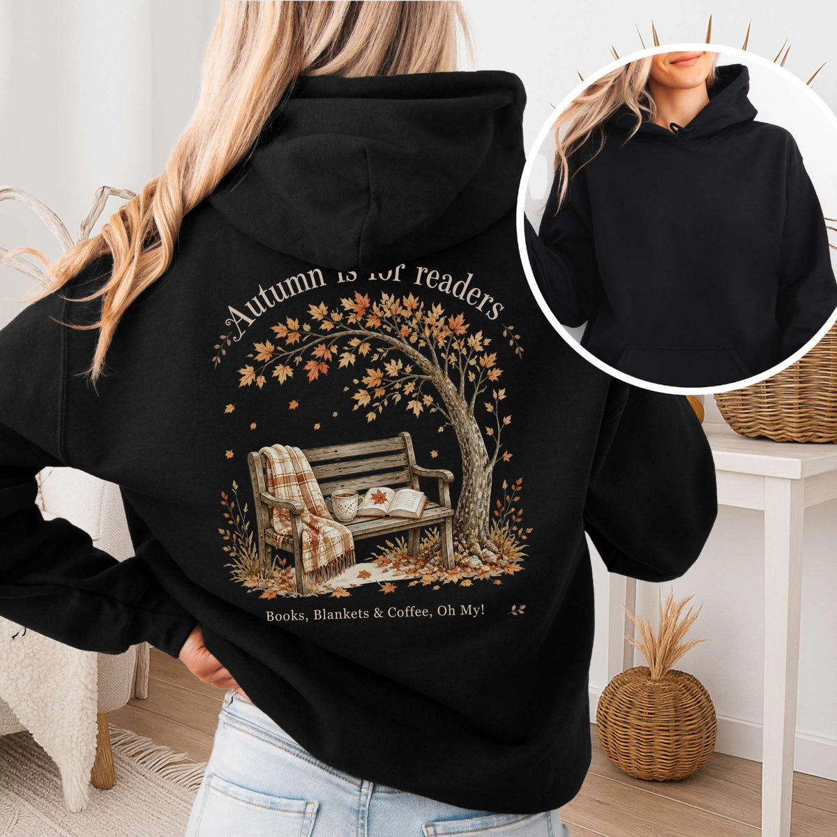 Autumn Is for Readers Literary Hoodie