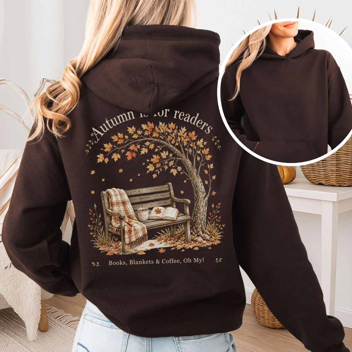 Autumn Is for Readers Literary Hoodie