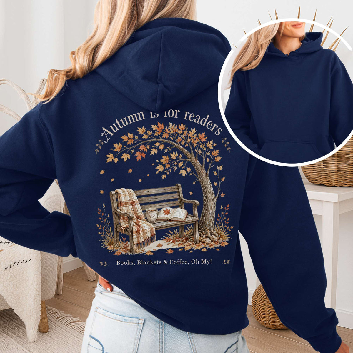 Autumn Is for Readers Literary Hoodie