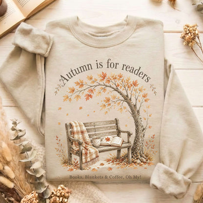 Autumn Is for Readers Literary Sweatshirt