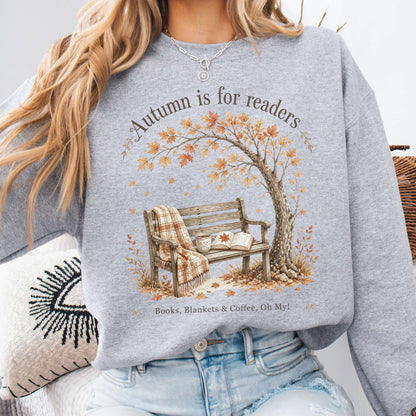 Autumn Is for Readers Literary Sweatshirt
