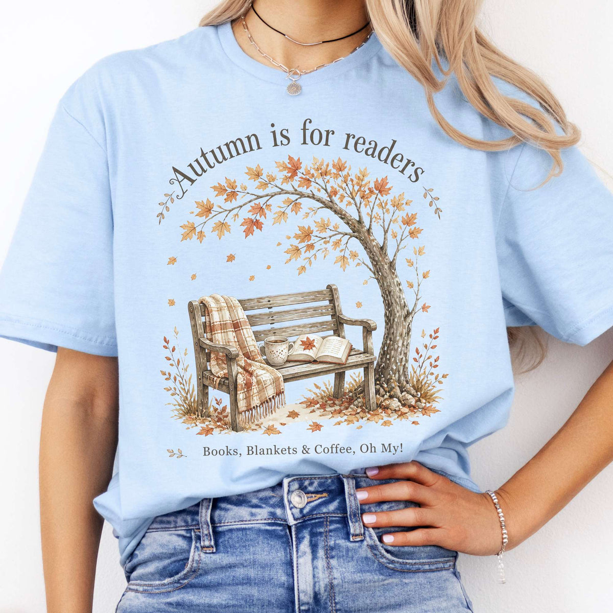 Autumn Is for Readers Literary T-Shirt
