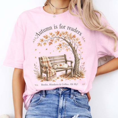Autumn Is for Readers Literary T-Shirt