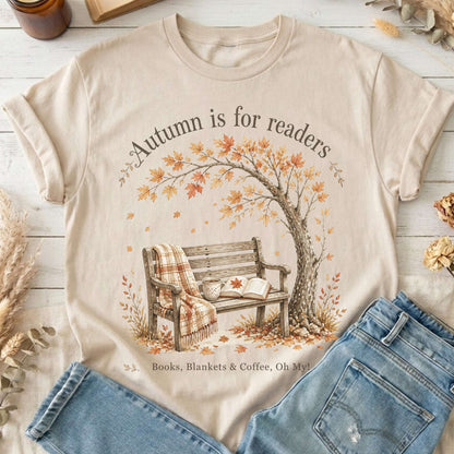 Autumn Is for Readers Literary T-Shirt