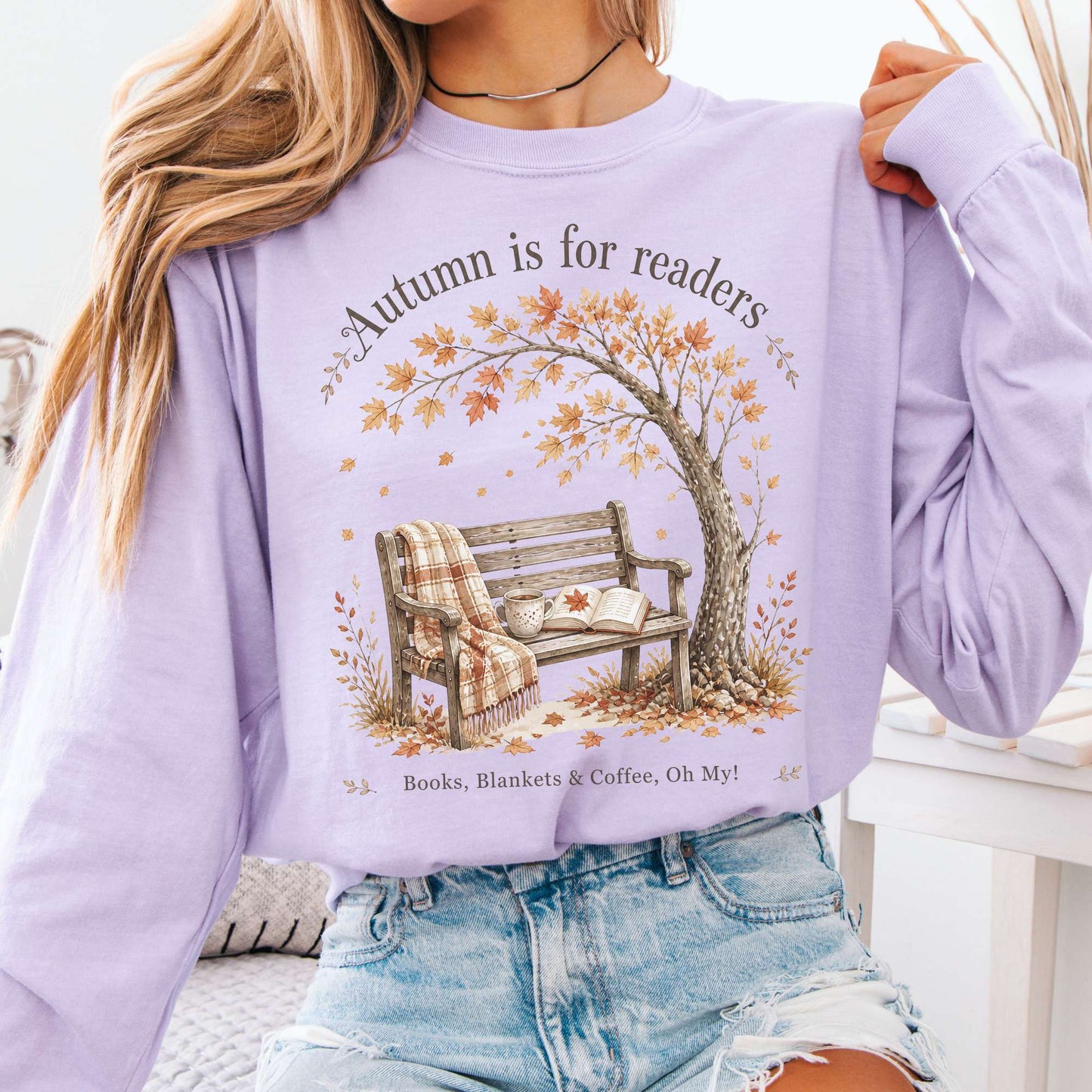 Autumn Is for Readers Literary Long Sleeve